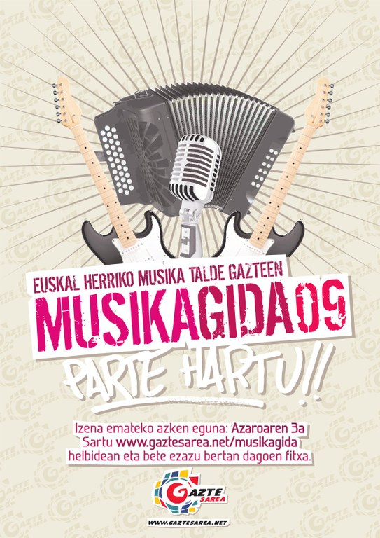 2009ko Musikagidan izena emateko epea zabalik 2009ko Musikagidan izena emateko epea zabalik