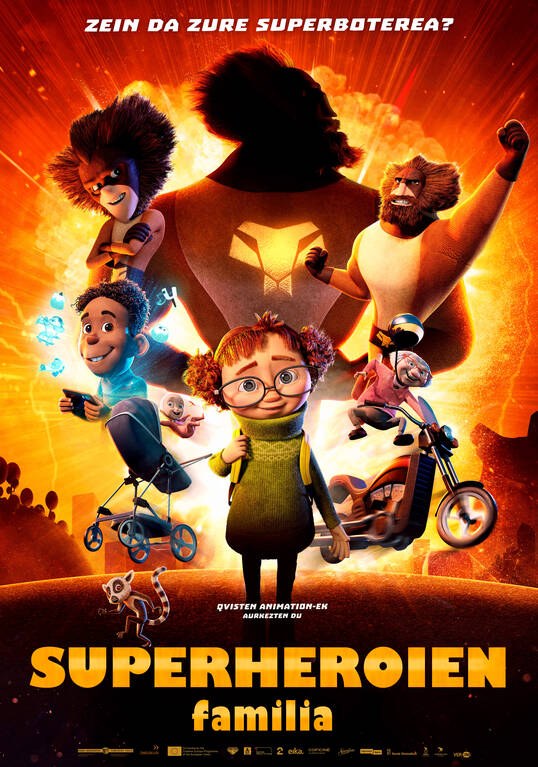 ‘Superheroien familia’ filma estreinatuko da gaur EAE-ko zortzi zinemetan