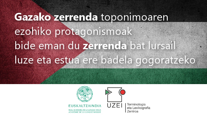 ‘Zerrenda’ da urteko hitza Euskaltzaindiarentzat eta UZEI-rentzat