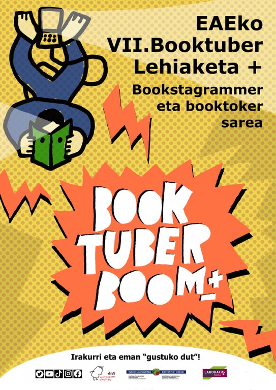 Abian da Booktuberboom_+ lehiaketaren zazpigarren edizioa Abian da Booktuberboom_+ lehiaketaren zazpigarren edizioa