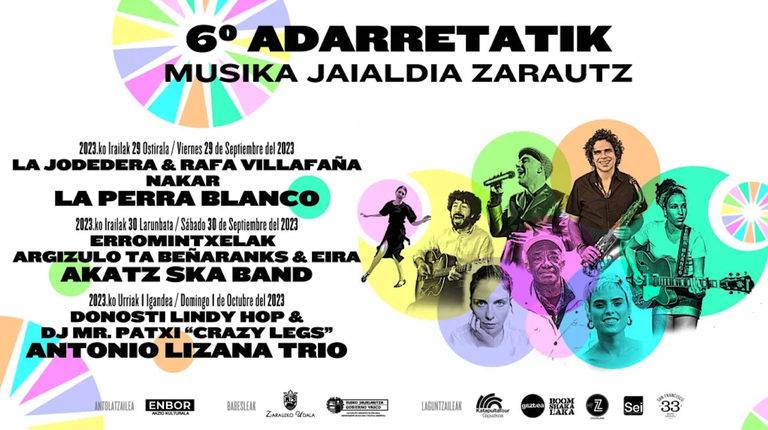 Adarretatik jaialdiaren seigarren edizioa Zarautzen Adarretatik jaialdiaren seigarren edizioa Zarautzen