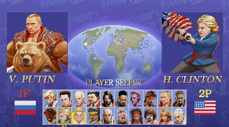 Adimen Artifizial batek "Celebrity Street Fighter" bideojokoa sortu du