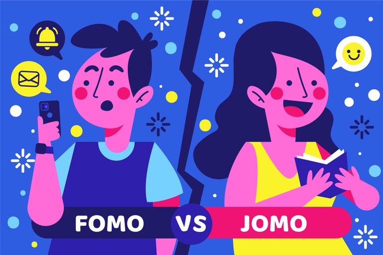 Agur FOMO! Kaixo JOMO! Agur FOMO! Kaixo JOMO!