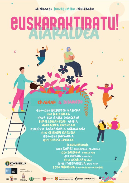 Aiaraldeko Euskararen Eguna ospatuko dute larunbatean