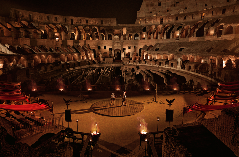 Airbnb-k, Erromatar Koliseoan, gladiadore gisa borrokatzeko esperientzia bizitzera gonbidatzen zaitu