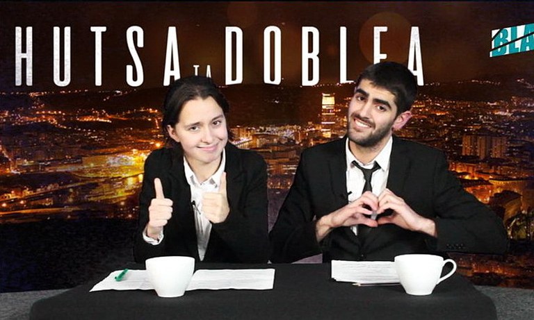 Airean da 'Blai gazte' telebistaren saio berria Airean da 'Blai gazte' telebistaren saio berria