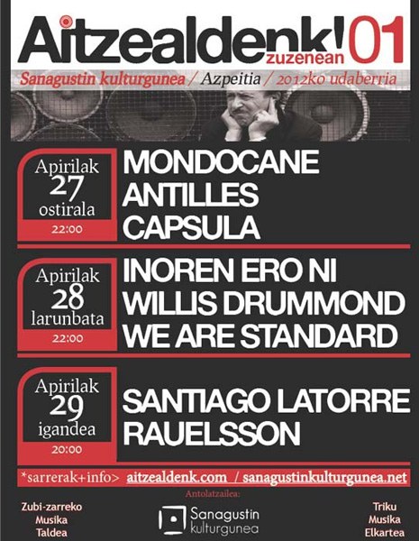 Aitzealdenk! Zuzenean musika jaialdia sortu dute Azpeitian Aitzealdenk! Zuzenean musika jaialdia sortu dute Azpeitian