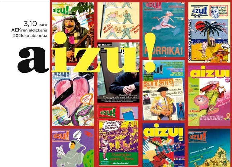 Aizu! aldizkariak 40 urte beteko ditu egunotan Aizu! aldizkariak 40 urte beteko ditu egunotan