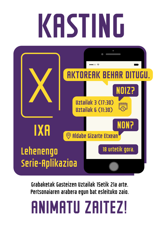 Aktore bila dabiltza! Aktore bila dabiltza!