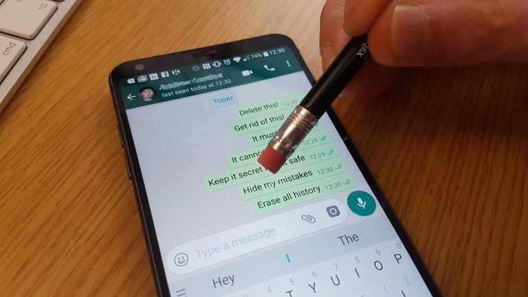 Aldi baterako mezuak izango ditu WhatsAppek Aldi baterako mezuak izango ditu WhatsAppek