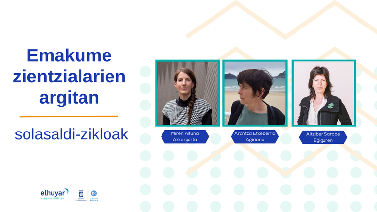 Alzheimerra, zientziaren filosofia, eta ekologia izango dituzte hizpide 'Emakume zientzialarien argitan' solasaldi-zikloan Alzheimerra, zientziaren filosofia, eta ekologia izango dituzte hizpide 'Emakume zientzialarien argitan' solasaldi-zikloan
