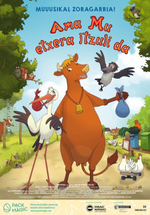 'Ama Mu etxera itzuli da' animaziozko filma euskaraz estreinatuko da gaur 'Ama Mu etxera itzuli da' animaziozko filma euskaraz estreinatuko da gaur
