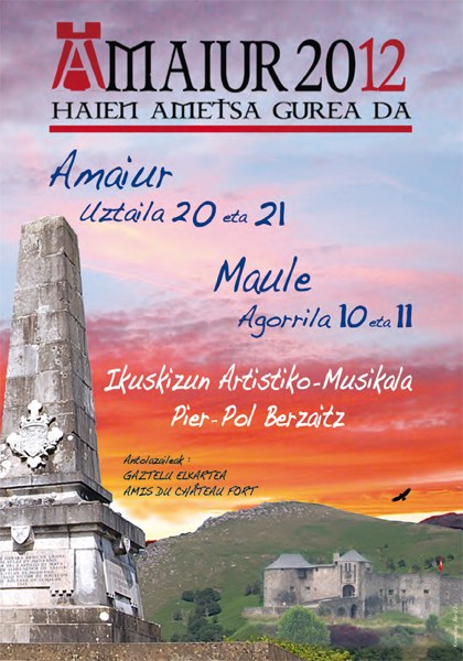 "Amaiur 2012" ikuskizun artistikoa uztailean estreinatuko dute "Amaiur 2012" ikuskizun artistikoa uztailean estreinatuko dute