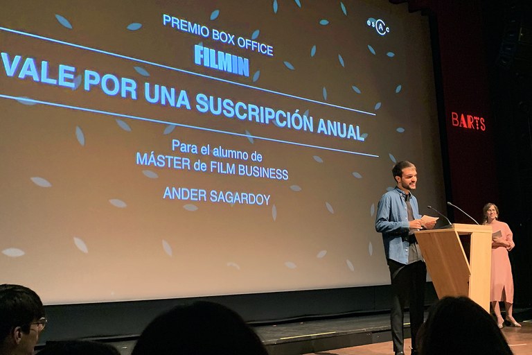 Ander Sagardoy, Filmin zine industriako marketing sariaren irabazle Ander Sagardoy, Filmin zine industriako marketing sariaren irabazle