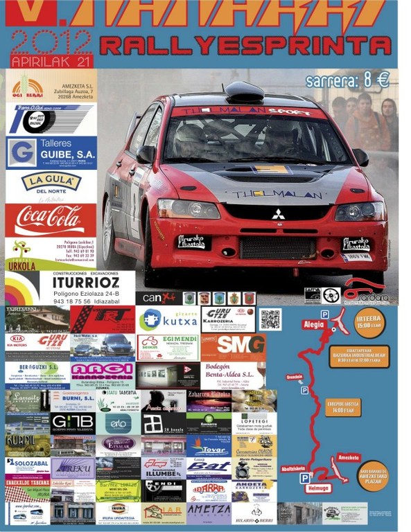 Apirilaren 21ean izango da Ñañarri Rallyesprinta Apirilaren 21ean izango da Ñañarri Rallyesprinta
