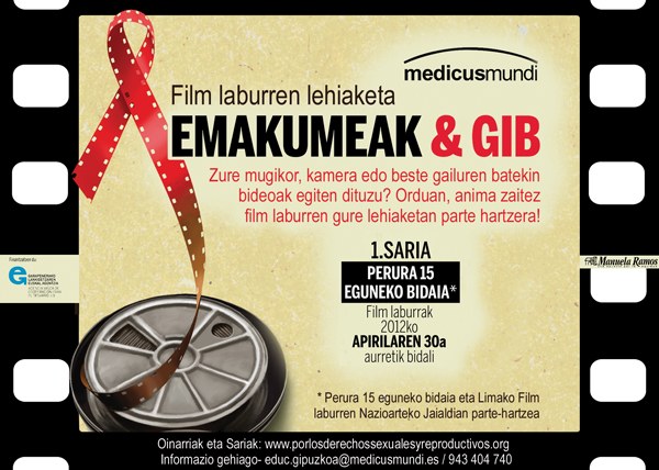 Apirilaren 30a arte parte har dezakezu "Emakumeak & GIB" film laburren lehiaketan Apirilaren 30a arte parte har dezakezu "Emakumeak & GIB" film laburren lehiaketan
