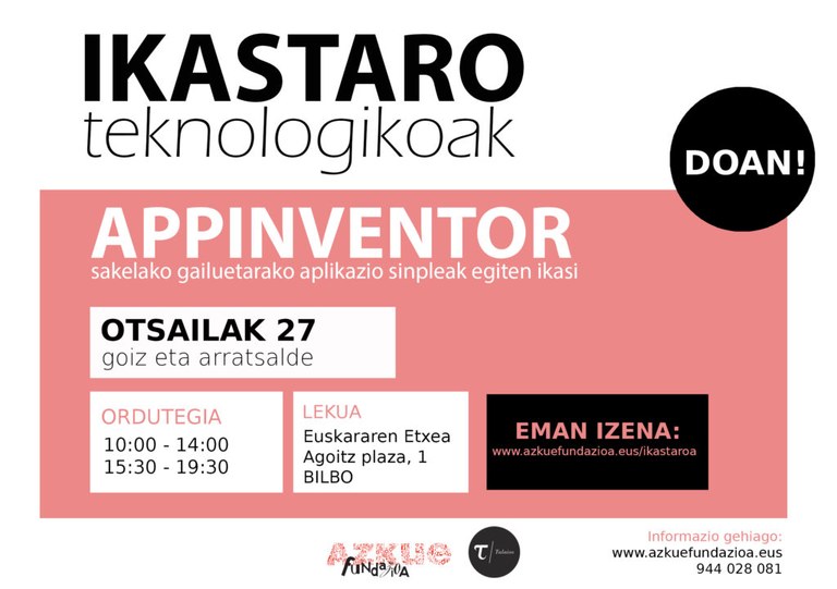 App bat egiten ikasi nahi duzu? App bat egiten ikasi nahi duzu?