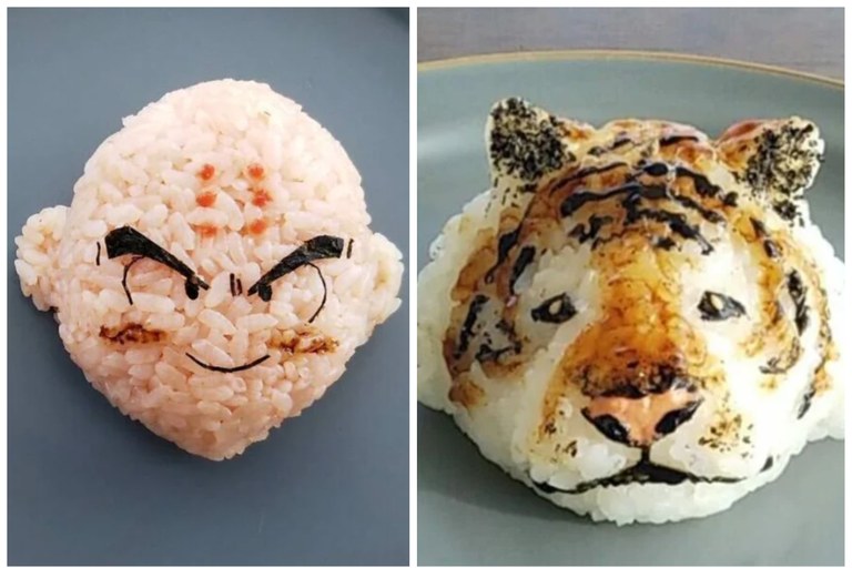 Arrozez egindako artelanak Arrozez egindako artelanak