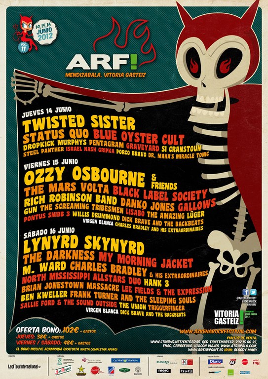 Asteburu honetan izango da Azkena Rock Festival Asteburu honetan izango da Azkena Rock Festival