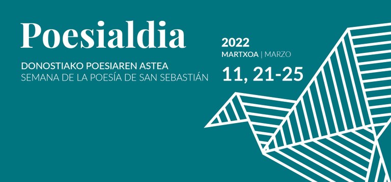 Astelehenean abiatuko da Donostiako Poesiaren Astea