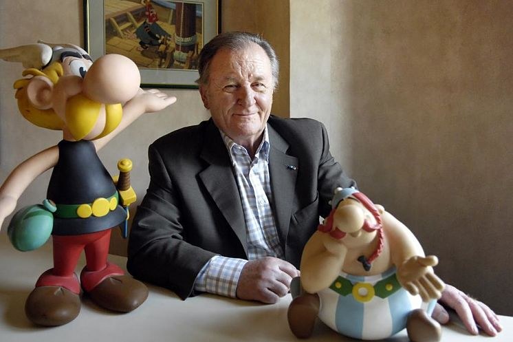 Asterix eta Obelixen egileari agur Asterix eta Obelixen egileari agur