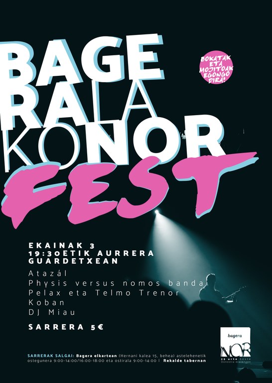 BageralakoNorFest, kultur sortzaileen festa BageralakoNorFest, kultur sortzaileen festa