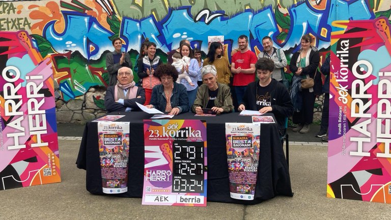 Baionako Korrikaren bukaerarako "festa handia" prestatu du AEK-k
