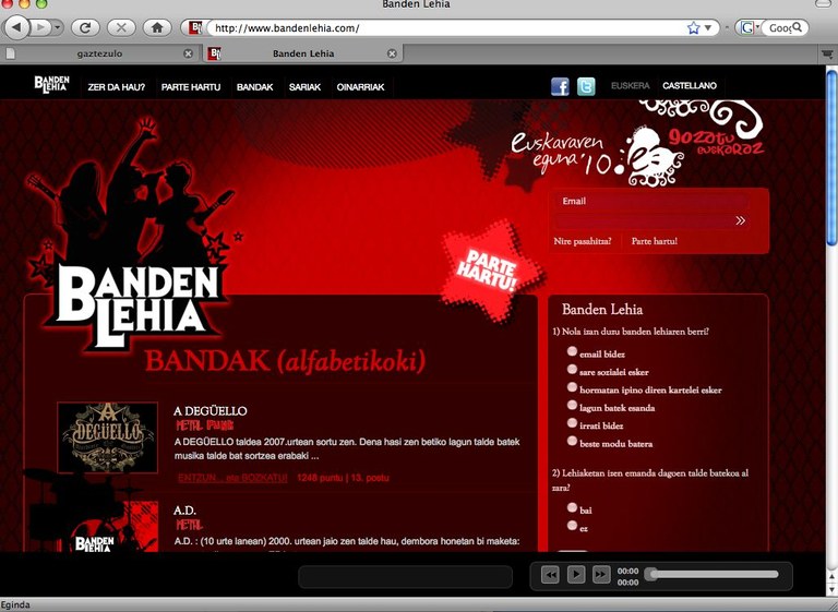 Banden Lehia, bete-betean Banden Lehia, bete-betean
