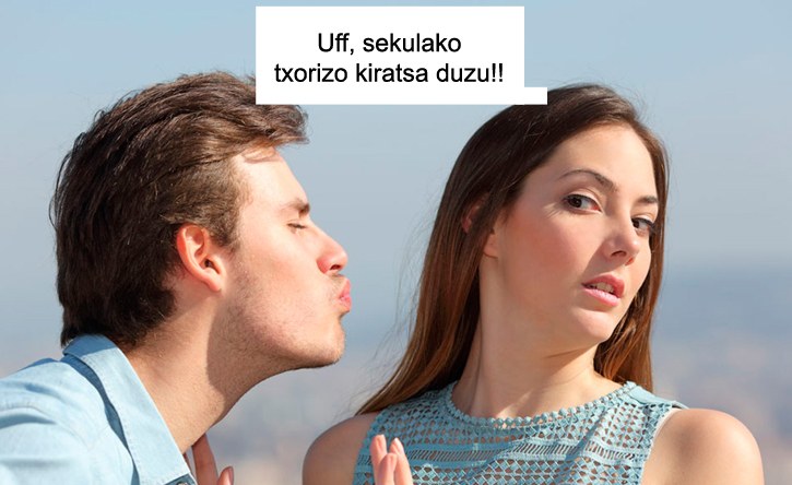 Begasexualak; haragia jaten baduzu, ez dira sekula zurekin oheratuko Begasexualak; haragia jaten baduzu, ez dira sekula zurekin oheratuko