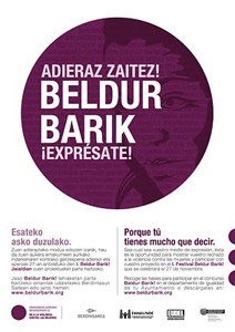 Beldur Barik, artearen bidez emakumeen kontrako bortizkeria salatzeko lehiaketa Beldur Barik, artearen bidez emakumeen kontrako bortizkeria salatzeko lehiaketa