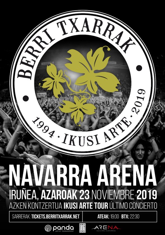 Berri Txarraken azken kontzertua azaroak 23 Berri Txarraken azken kontzertua azaroak 23