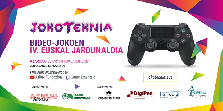 Bideo-jokoen euskal jardunaldia larunbatean Bideo-jokoen euskal jardunaldia larunbatean