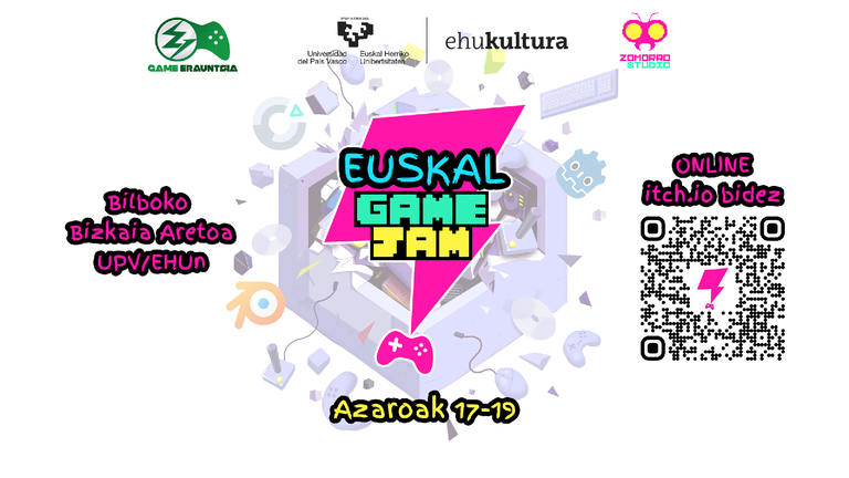 Bideojoko sortzaile euskaldunentzako Euskal Game Jam ekimena egingo da azaroan