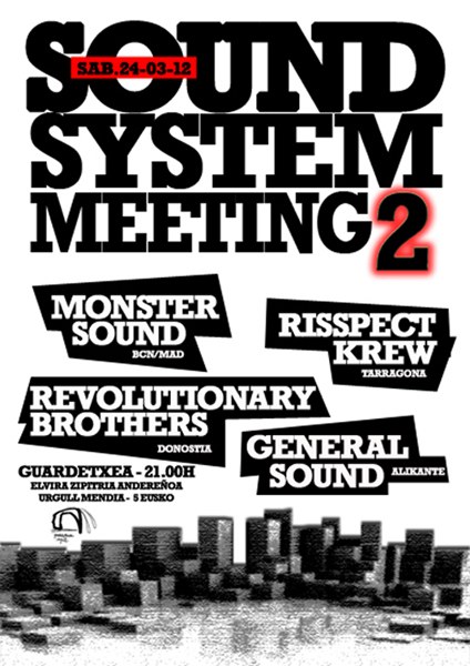 Bigarren SoundSystem Meeting-a egingo dute larunbatean Bigarren SoundSystem Meeting-a egingo dute larunbatean