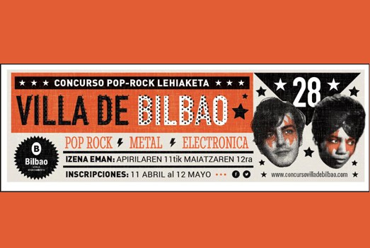 Bilbo Hiria Pop-Rock Lehiaketa martxan! Bilbo Hiria Pop-Rock Lehiaketa martxan!