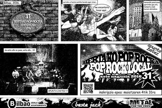 Bilboko Aste Nagusiko Bertako Metal-Pop-Rock XXXI. Erakustaldia abian da Bilboko Aste Nagusiko Bertako Metal-Pop-Rock XXXI. Erakustaldia abian da