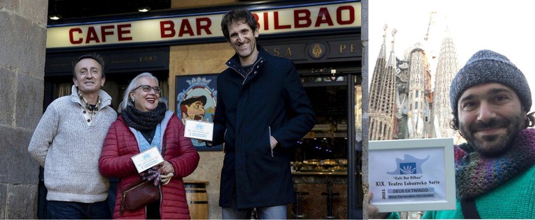 Cafe Bar Bilbaok eta Tartean Teatroak antzerki laburreko sarien hogeigarren edizioa antolatu dute