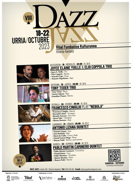 Dazz Jazz Jaialdiaren VII. edizioa Gasteizen