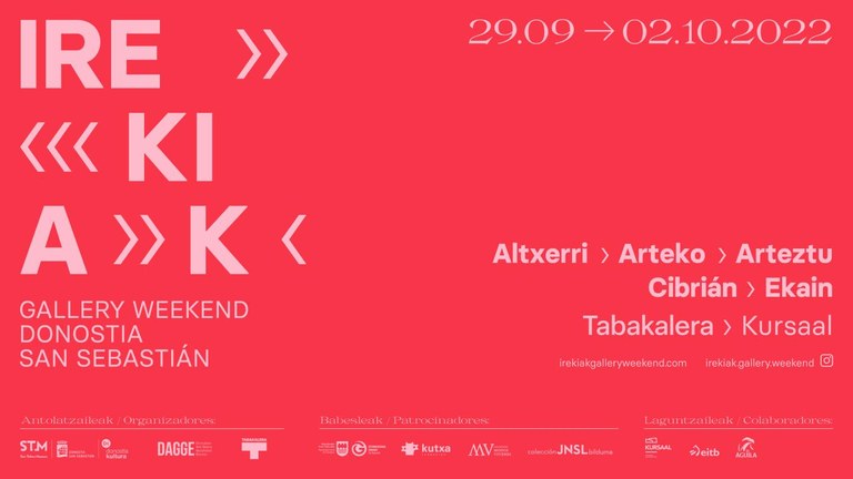 Donostiako arte galeriek hainbat ekintza eskainiko dituzte egunotan Donostiako arte galeriek hainbat ekintza eskainiko dituzte egunotan