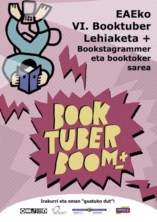 EAE-ko gazteei zuzendutako 'Booktuberboom' lehiaketa martxan da