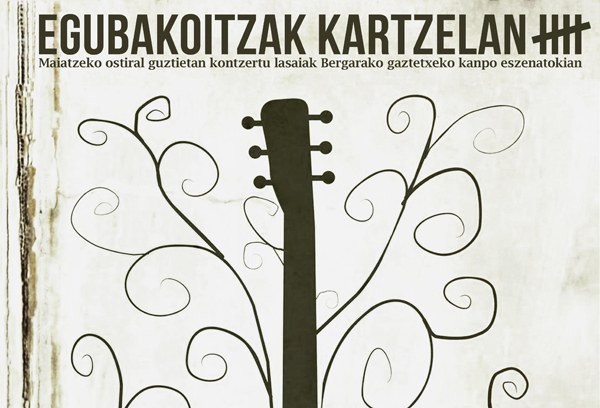 Egubakoitzak Kartzelan egitasmoaren bosgarren edizioa, maiatzean Bergaran Egubakoitzak Kartzelan egitasmoaren bosgarren edizioa, maiatzean Bergaran