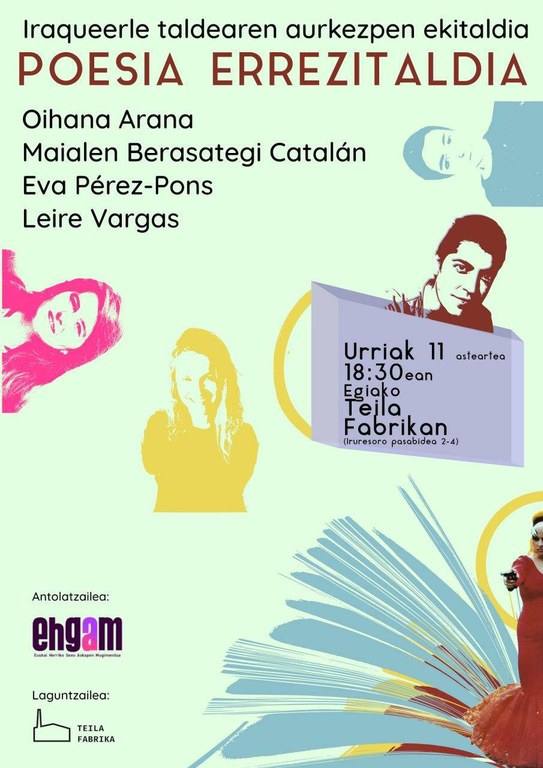 EHGAM-ek iraqueerle taldea sortu du Donostian EHGAM-ek iraqueerle taldea sortu du Donostian