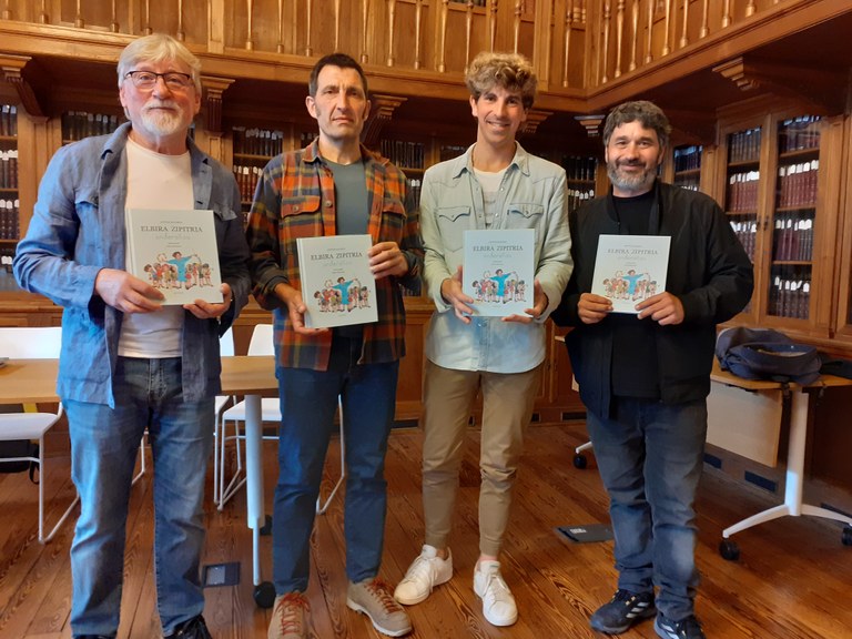Elbira Zipitria andereñoari buruzko album ilustratua kaleratu dute Antton Kazabonek eta Jokin Mitxelenak