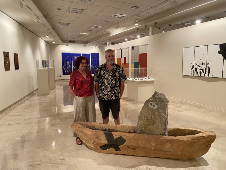 Elena Cajaraville eta Koldobika Jauregiren 'La terre est bleue comme une orange' erakusketa irailaren 5era arte bisita daiteke Donostian