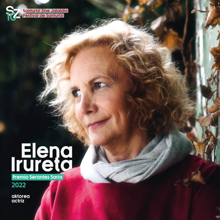 Elena Iruretak jasoko du Santurtziko Zine Jaialdiaren Serantes saria Elena Iruretak jasoko du Santurtziko Zine Jaialdiaren Serantes saria