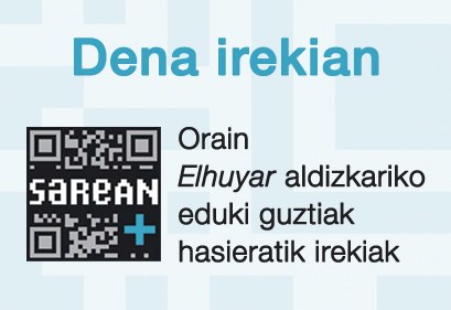 Elhuyar aldizkariko eduki guztiak irakurgai dira apiriletik aurrera Elhuyar aldizkariko eduki guztiak irakurgai dira apiriletik aurrera