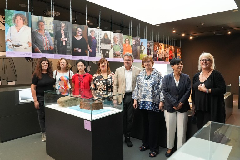 'Emakume arkeologoak Gipuzkoan' erakusketa zabaldu dute Irungo Oiasso Museoan