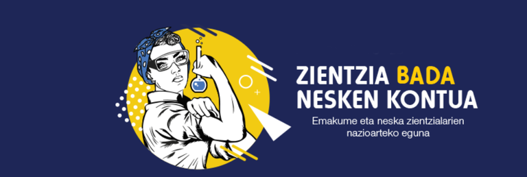 'Emakumeak zientzian' ekimenaren baitako ekintzak egingo dituzte otsailean 'Emakumeak zientzian' ekimenaren baitako ekintzak egingo dituzte otsailean
