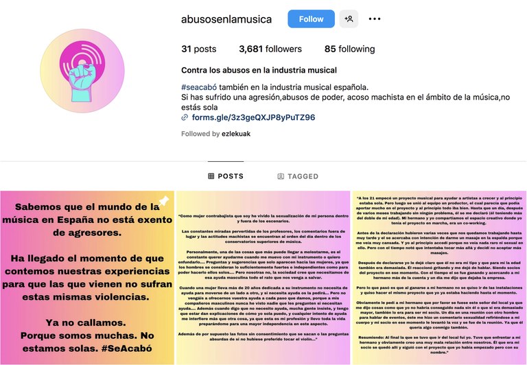 Espainiako musika eszenaren "bukatu da"