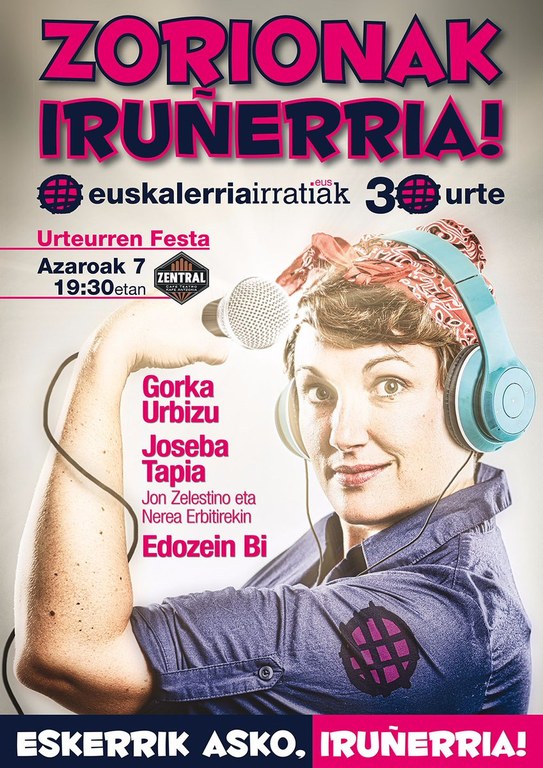 Euskalerria Irratiak 30 urte, zorionak! Euskalerria Irratiak 30 urte, zorionak!